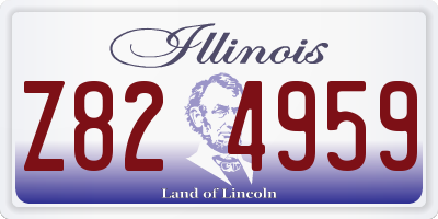 IL license plate Z824959