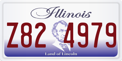 IL license plate Z824979