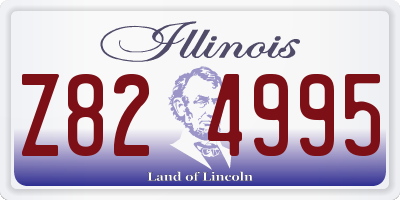 IL license plate Z824995