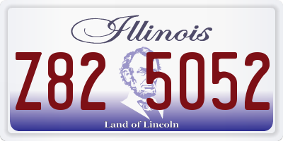 IL license plate Z825052
