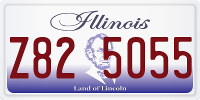 IL license plate Z825055