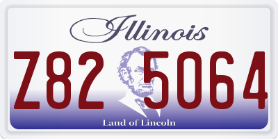 IL license plate Z825064
