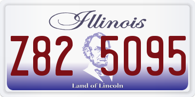 IL license plate Z825095