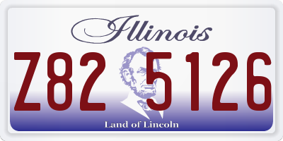 IL license plate Z825126