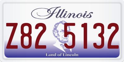 IL license plate Z825132