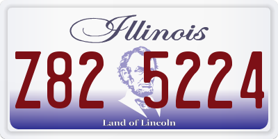 IL license plate Z825224
