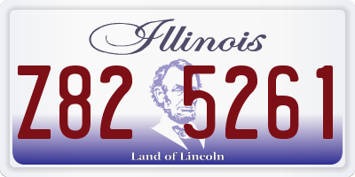 IL license plate Z825261