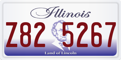 IL license plate Z825267