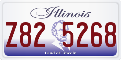 IL license plate Z825268
