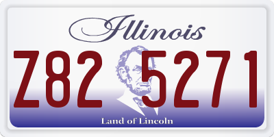IL license plate Z825271