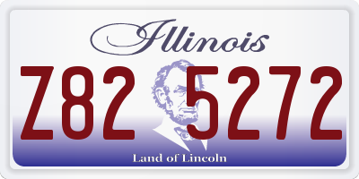 IL license plate Z825272