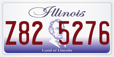 IL license plate Z825276