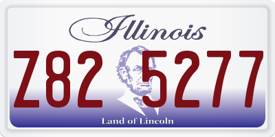 IL license plate Z825277