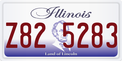 IL license plate Z825283
