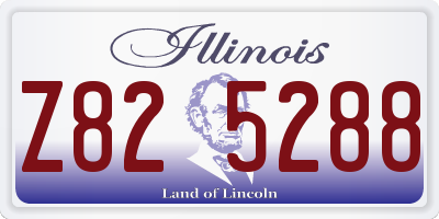 IL license plate Z825288
