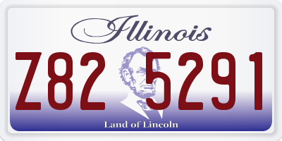 IL license plate Z825291