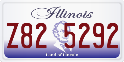 IL license plate Z825292