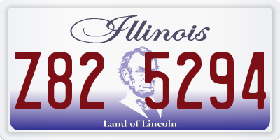 IL license plate Z825294