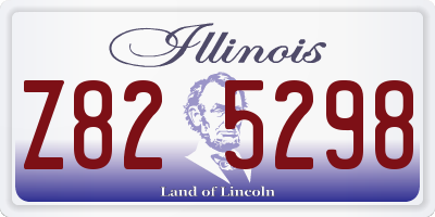 IL license plate Z825298