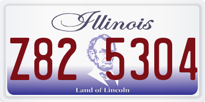 IL license plate Z825304
