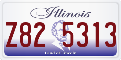 IL license plate Z825313