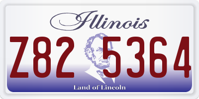IL license plate Z825364