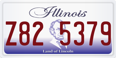 IL license plate Z825379