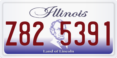 IL license plate Z825391