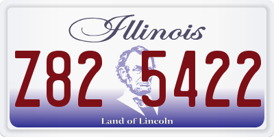 IL license plate Z825422