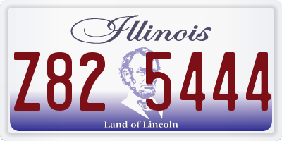 IL license plate Z825444
