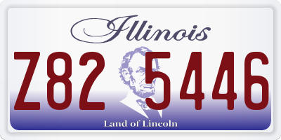 IL license plate Z825446
