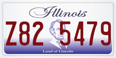IL license plate Z825479