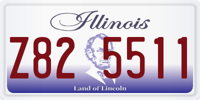 IL license plate Z825511