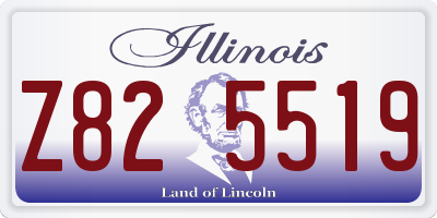 IL license plate Z825519