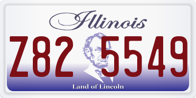 IL license plate Z825549