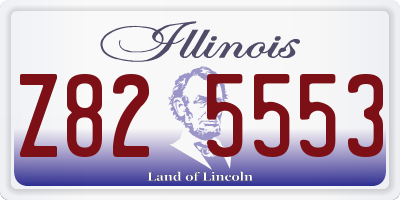 IL license plate Z825553