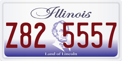 IL license plate Z825557