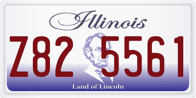 IL license plate Z825561
