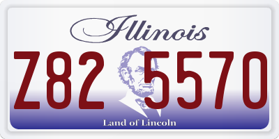 IL license plate Z825570