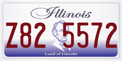 IL license plate Z825572