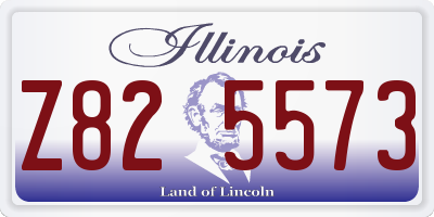 IL license plate Z825573