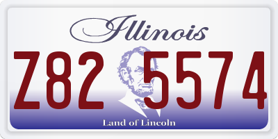 IL license plate Z825574