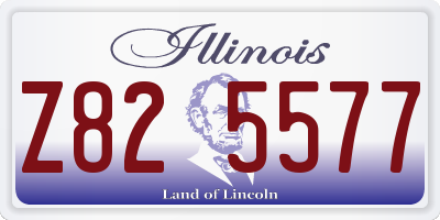 IL license plate Z825577