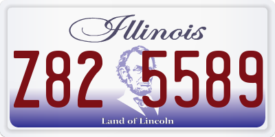 IL license plate Z825589