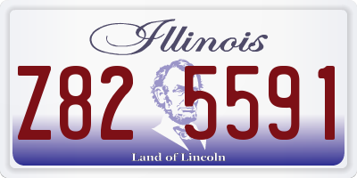 IL license plate Z825591