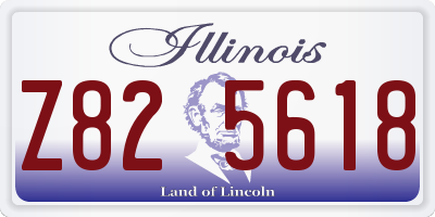 IL license plate Z825618