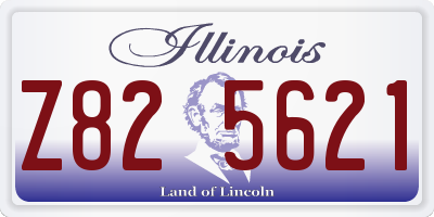 IL license plate Z825621