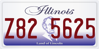 IL license plate Z825625
