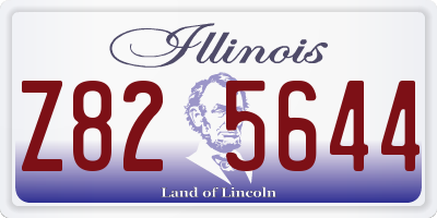IL license plate Z825644