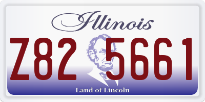 IL license plate Z825661